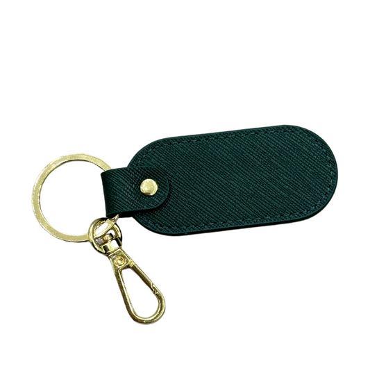 Oval Keyring - Forest Green
