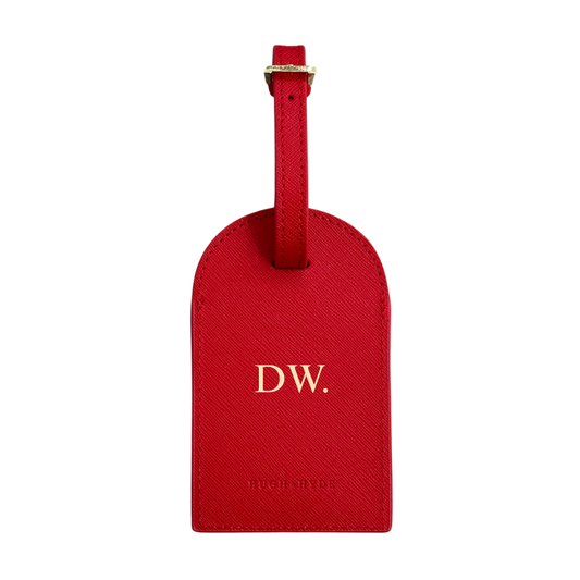Luggage Tag - Christmas Red
