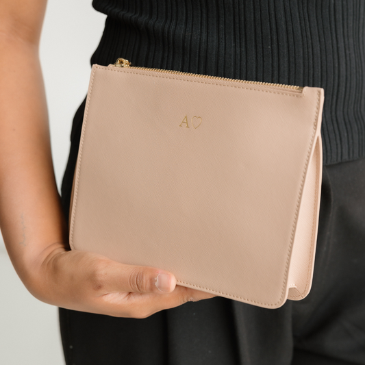 Classic Clutch - Taupe