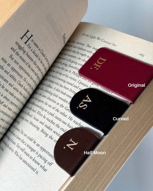 Magnetic Bookmark (Curved) - Mocha