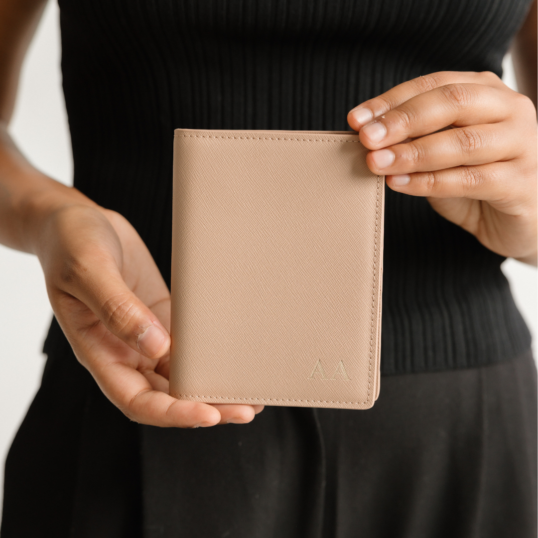 Passport Holder - Taupe
