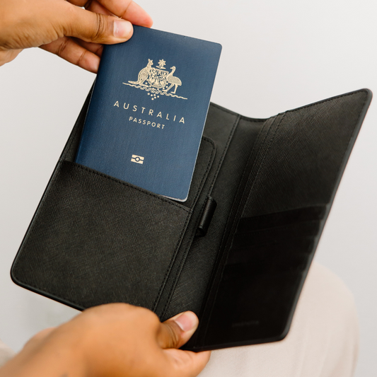 Passport Wallet - Black