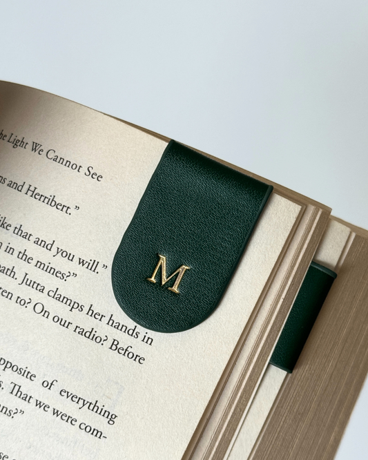 Magnetic Bookmark (Curved) - Forest Green