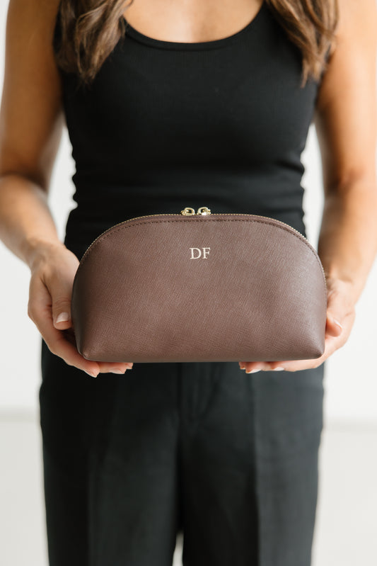 Large Cosmetic Bag - Mocha