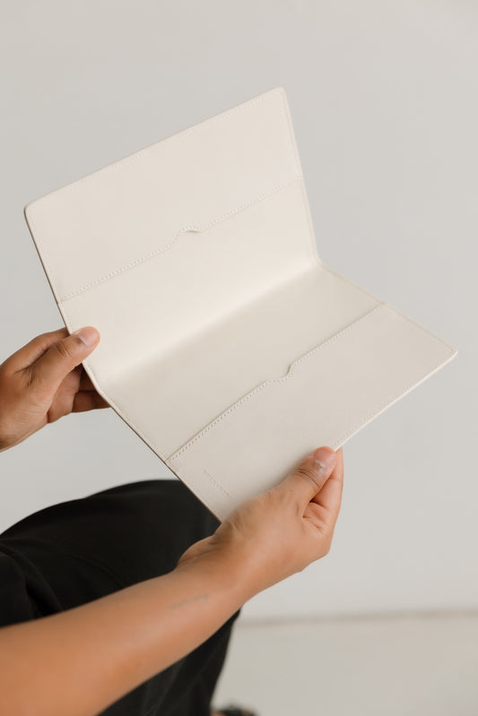 Notebook Cover - Ivory