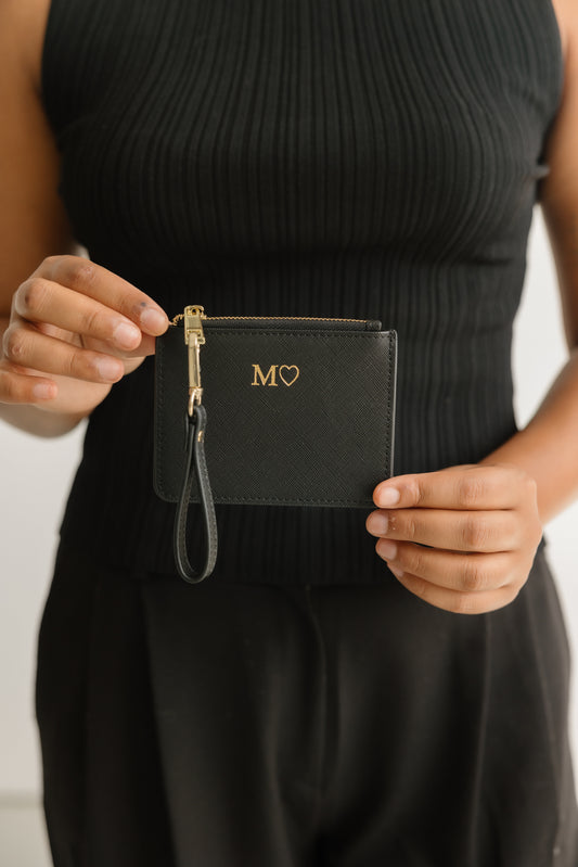 Mini Pouch - Black (PU Leather)