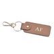 Rectangle Keyring - Tan