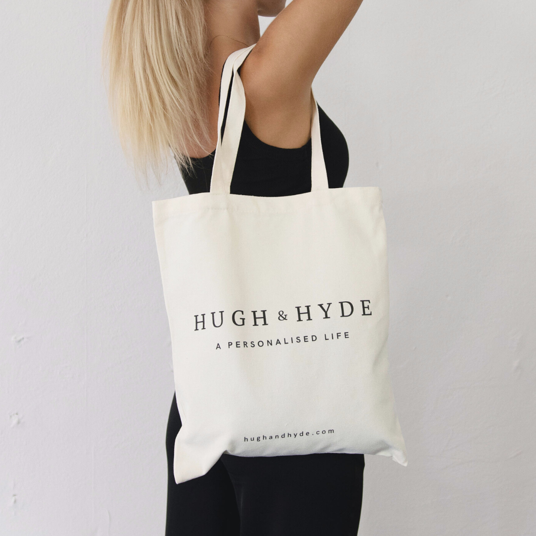 Canvas Tote Bag – Hugh and Hyde - Personalised Leather Accessories