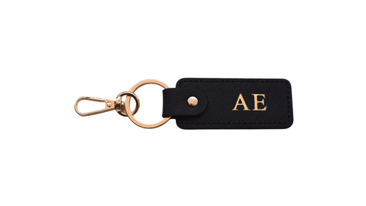 Rectangular Keyring - Black