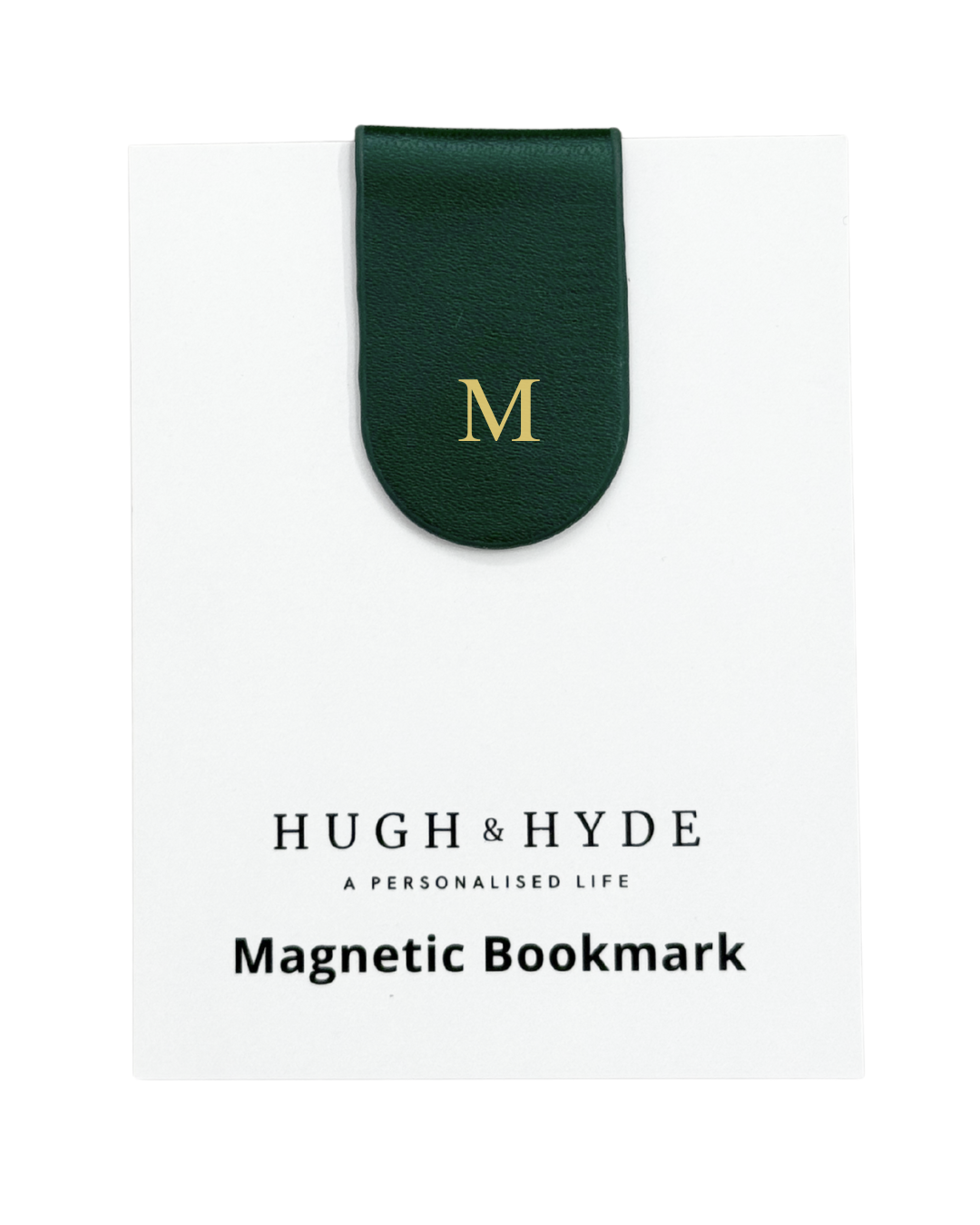 Magnetic Bookmark (Curved) - Forest Green