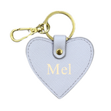 Heart Keyring - Mocha