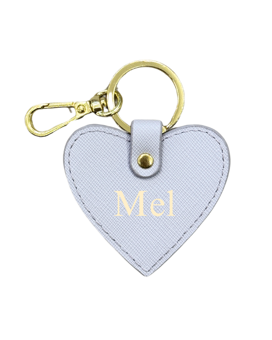 Heart Keyring - Pastel Purple