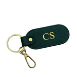 Oval Keyring - Taupe