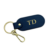 Oval Keyring - Taupe