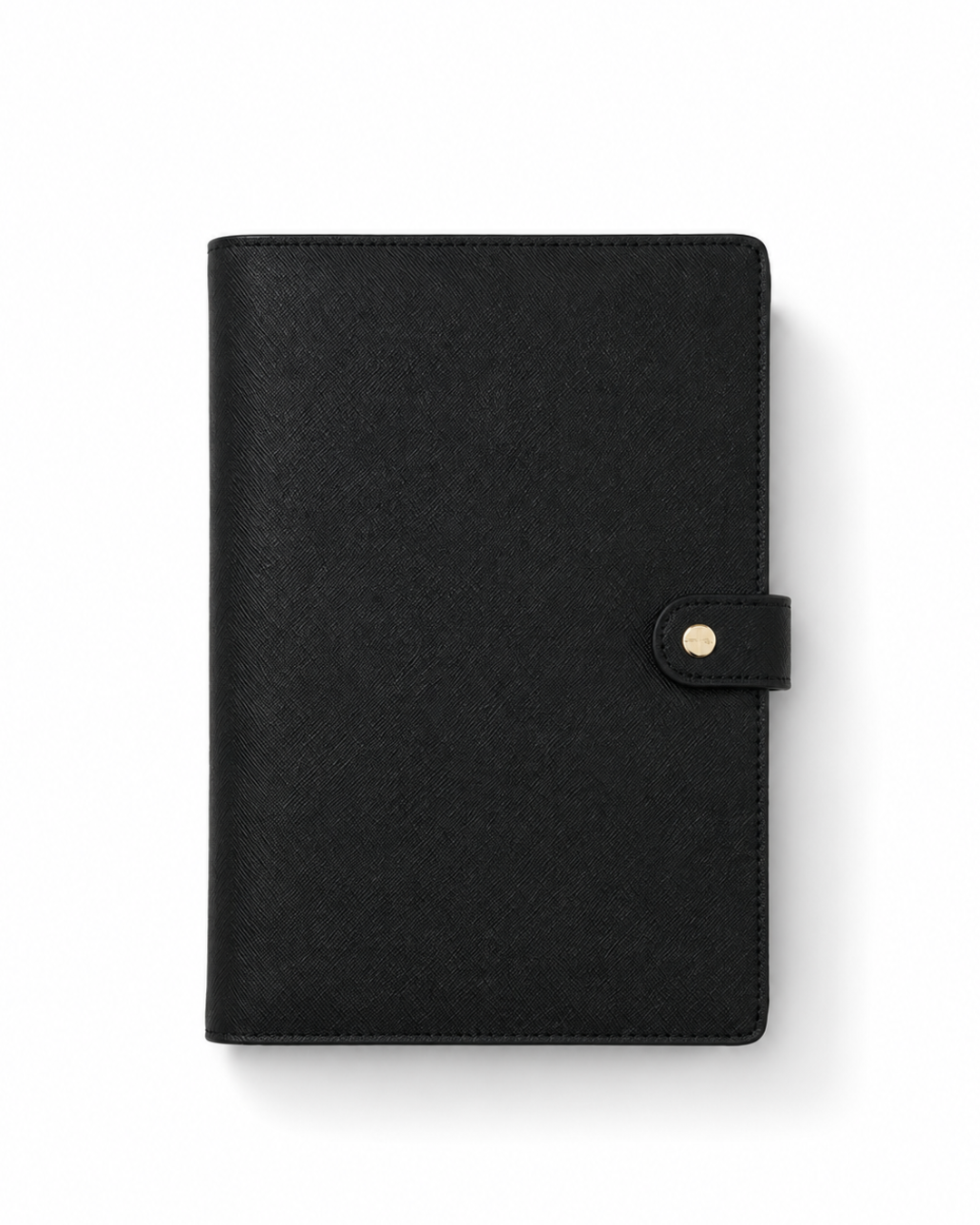 Notebook Cover with Button - Black