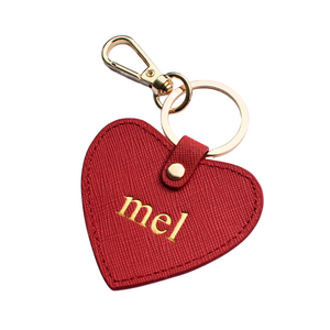 Heart Keyring - Red