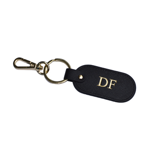 Oval Keyring - Black