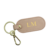 Oval Keyring - Taupe