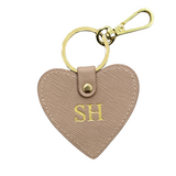 Heart Keyring - Mocha