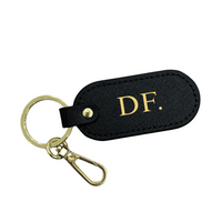 Oval Keyring - Black