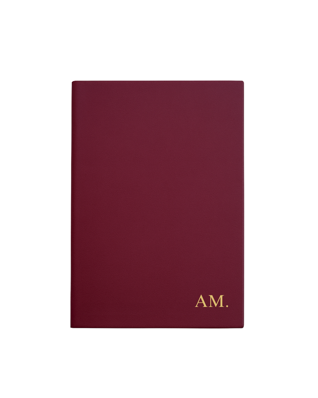 A5 Notebook - Soft Cover in Burgundy Red
