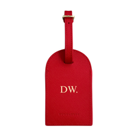 Luggage Tag - Christmas Red