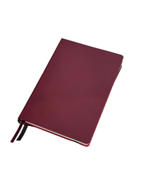 A5 Notebook - Soft Cover in Burgundy Red
