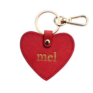 Heart Keyring - Red