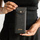 Pencil Case With Button - Black
