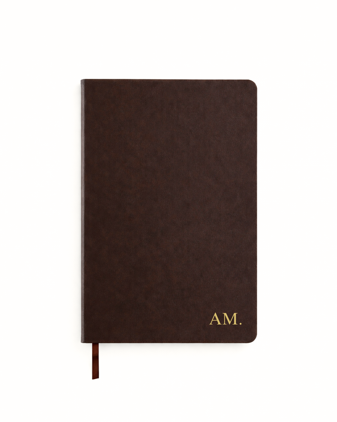 A5 Notebook - Hard Cover in Mocha