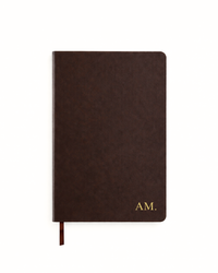 A5 Notebook - Hard Cover in Mocha