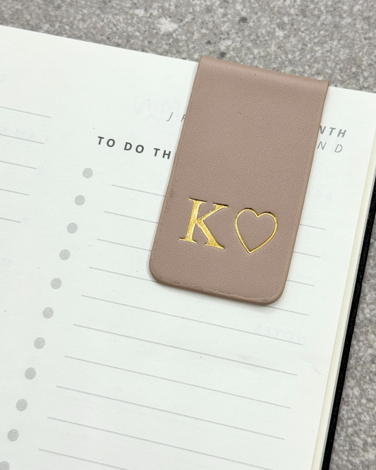 Magnetic Bookmark - Taupe