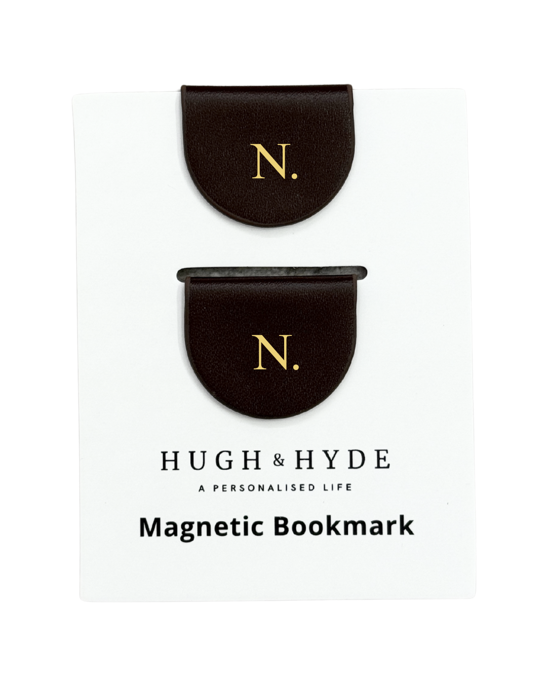 Magnetic Bookmark (Half Moon Set) - Mocha