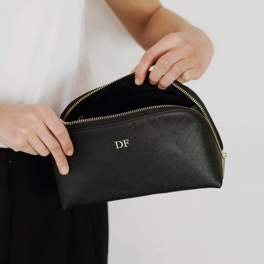 Large Cosmetic Bag - Taupe