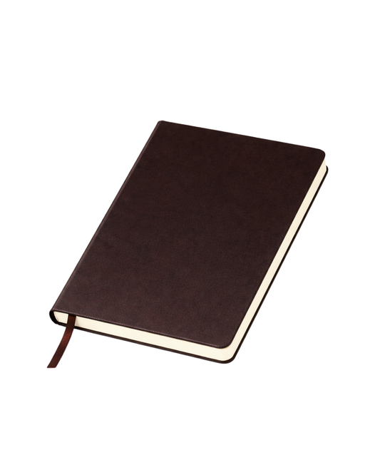 A5 Notebook - Hard Cover in Mocha