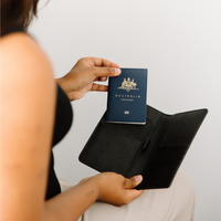 Passport Wallet - Black