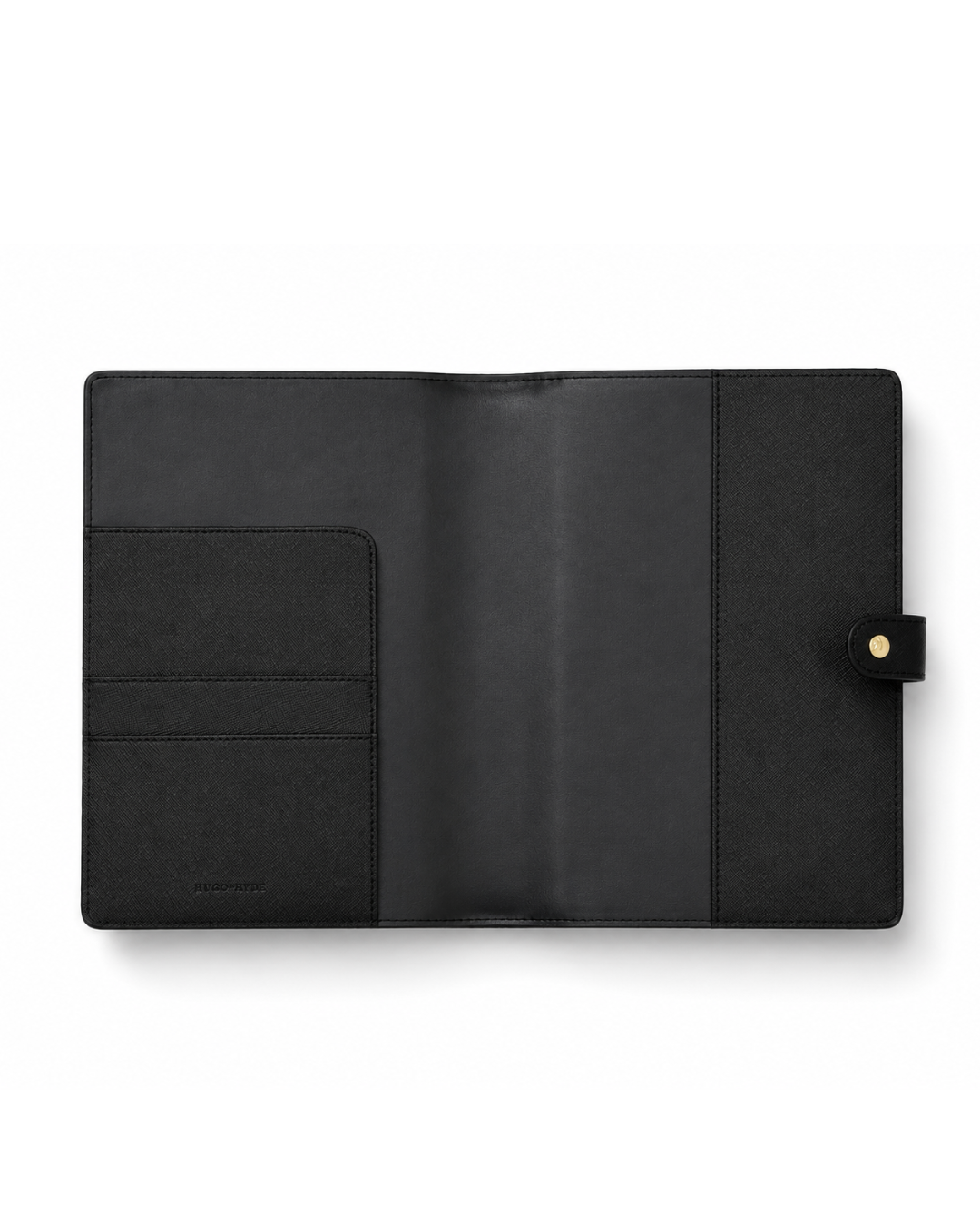 Notebook Cover with Button - Black