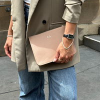 Classic Clutch - Taupe