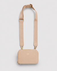 Crossbody Bag (Webbed Strap) - 2 for $80 in Taupe