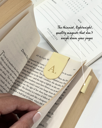 Magnetic Bookmark (2 Pack) - Pastel Yellow