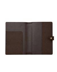 Notebook Cover with Button - Mocha