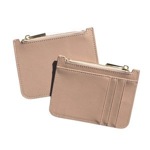 Two Card Holders (Taupe)