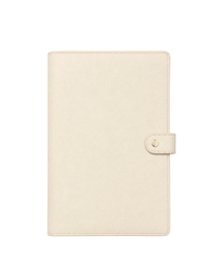 Notebook Cover with Button - Oat