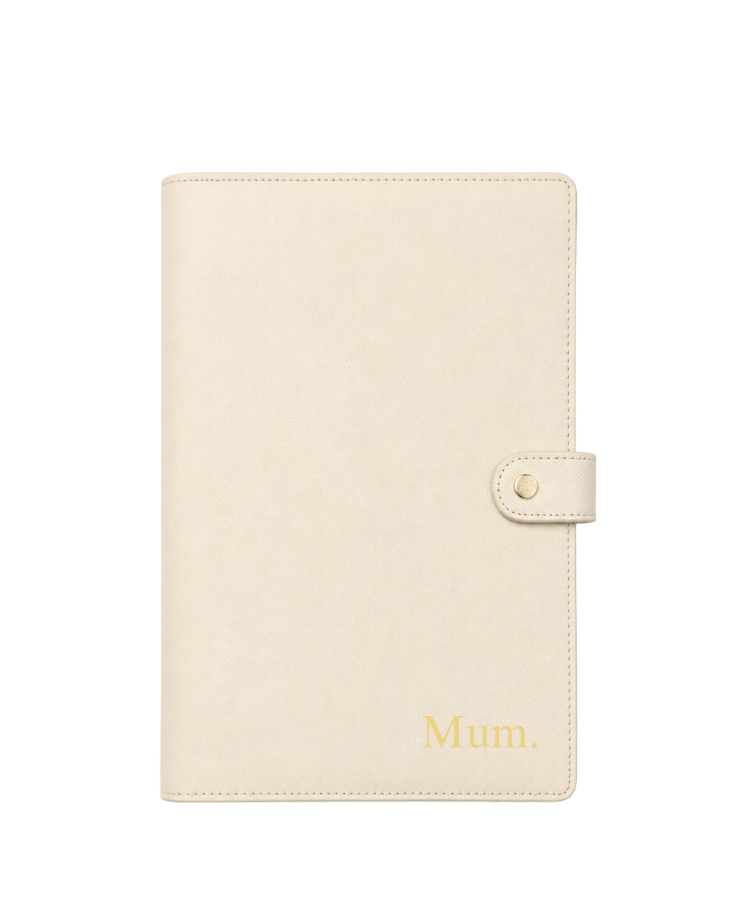 Notebook Cover with Button - Oat