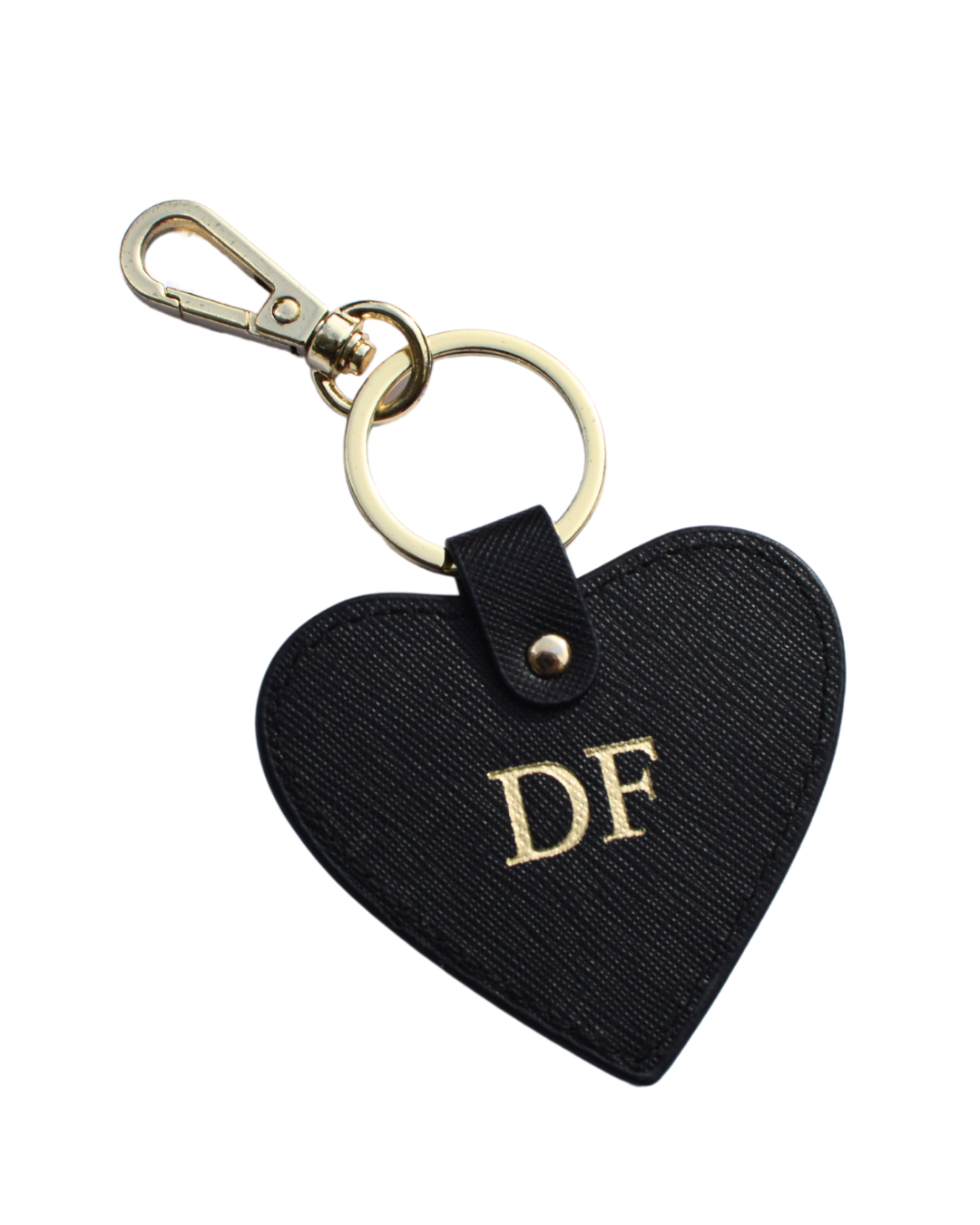 Heart Keyring - Black