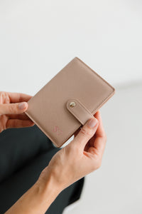 Passport Holder With Strap - Taupe (sold out)
