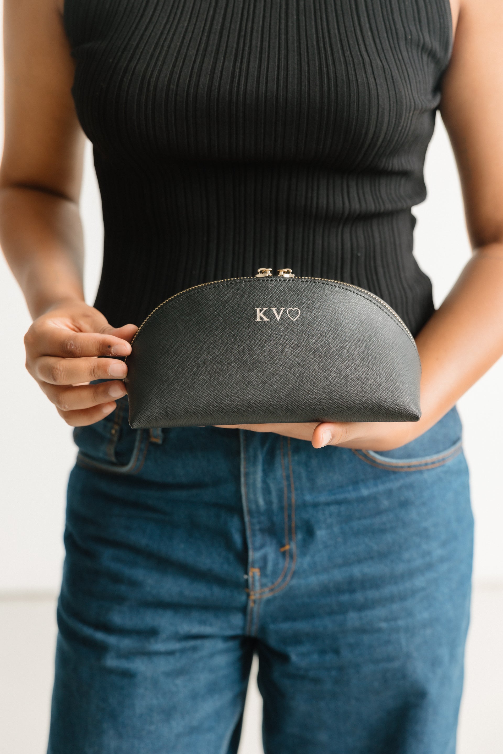 Large Cosmetic Bag - Black