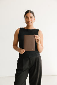 Notebook Cover - Mocha