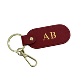 Oval Keyring - Taupe