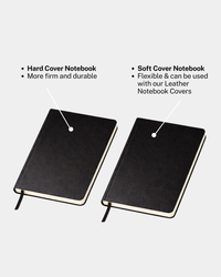 A5 Notebook - Soft Cover in Black